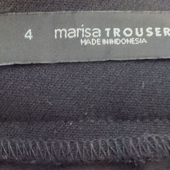 Loft Ann Taylor Black Marisa Trousers Size 4 NWOT - Picture 7 of 9